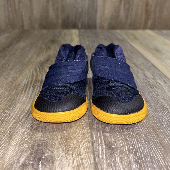 Nike Kyrie 2 Blue Yellow Toddler Youth US Size 5C Basketball Shoes 827281-447 - Picture 3 of 11